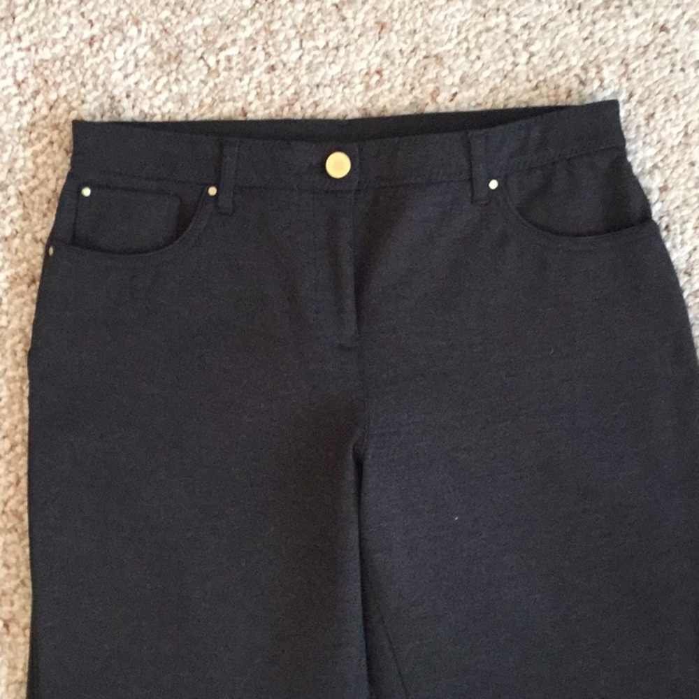 Chicos So Slimming sz 1.5 charcoal grey knit pant